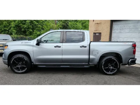 Photos of 2023 Chevrolet Silverado 1500 4WD Crew Cab Short Bed Custom for sale in Cinnaminson, NJ at Majestic Automotive Group