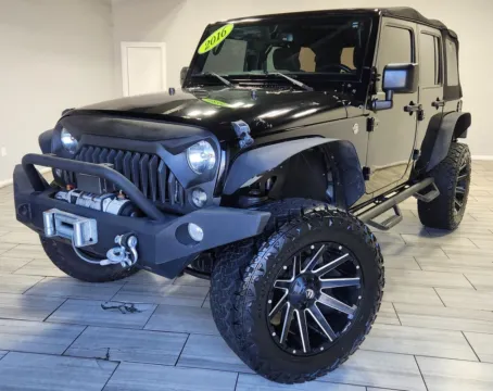 Black 2016 Jeep Wrangler Unlimited Sahara for sale in Cinnaminson, NJ