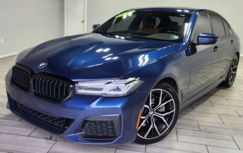 Blue 2021 BMW 530i xDrive for sale in Cinnaminson, NJ