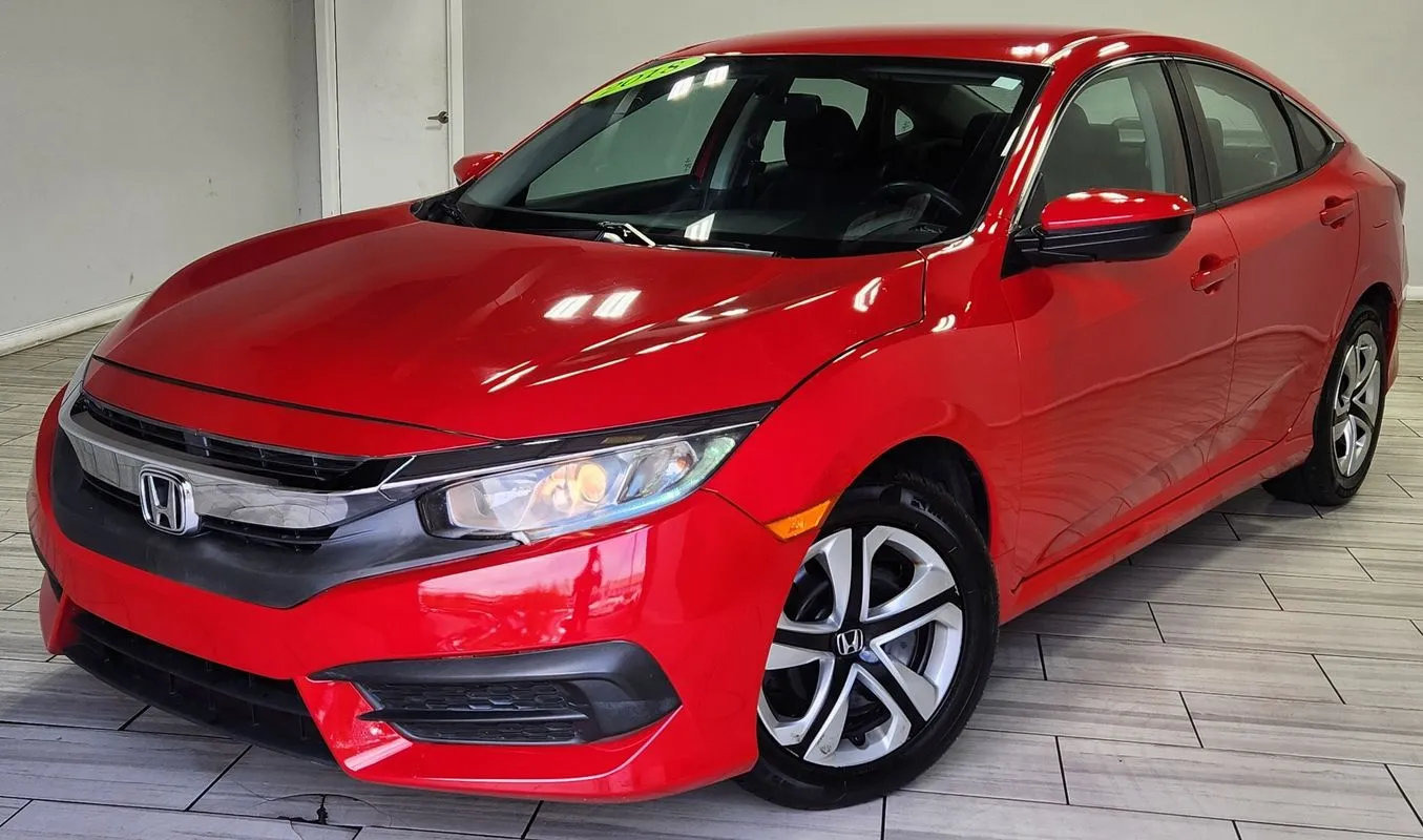 Red 2018 Honda Civic LX for sale in Cinnaminson, NJ