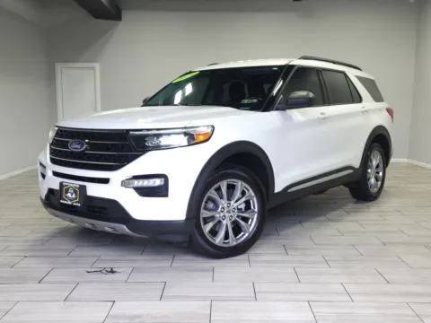 White 2022 Ford Explorer XLT for sale in Cinnaminson, NJ