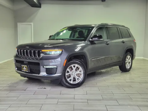 Gray 2021 Jeep Grand Cherokee L Limited for sale in Cinnaminson, NJ