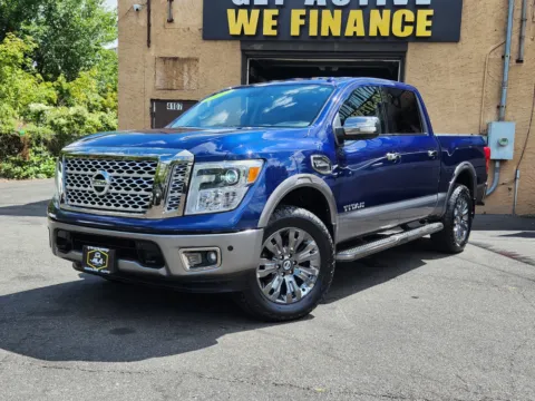 Blue 2017 Nissan Titan Platinum Reserve for sale in Cinnaminson, NJ