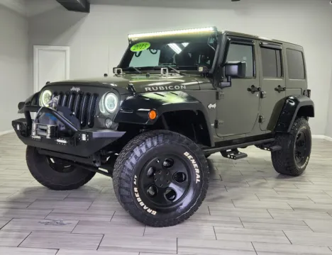 Green 2015 Jeep Wrangler Unlimited Rubicon Hard Rock for sale in Cinnaminson, NJ