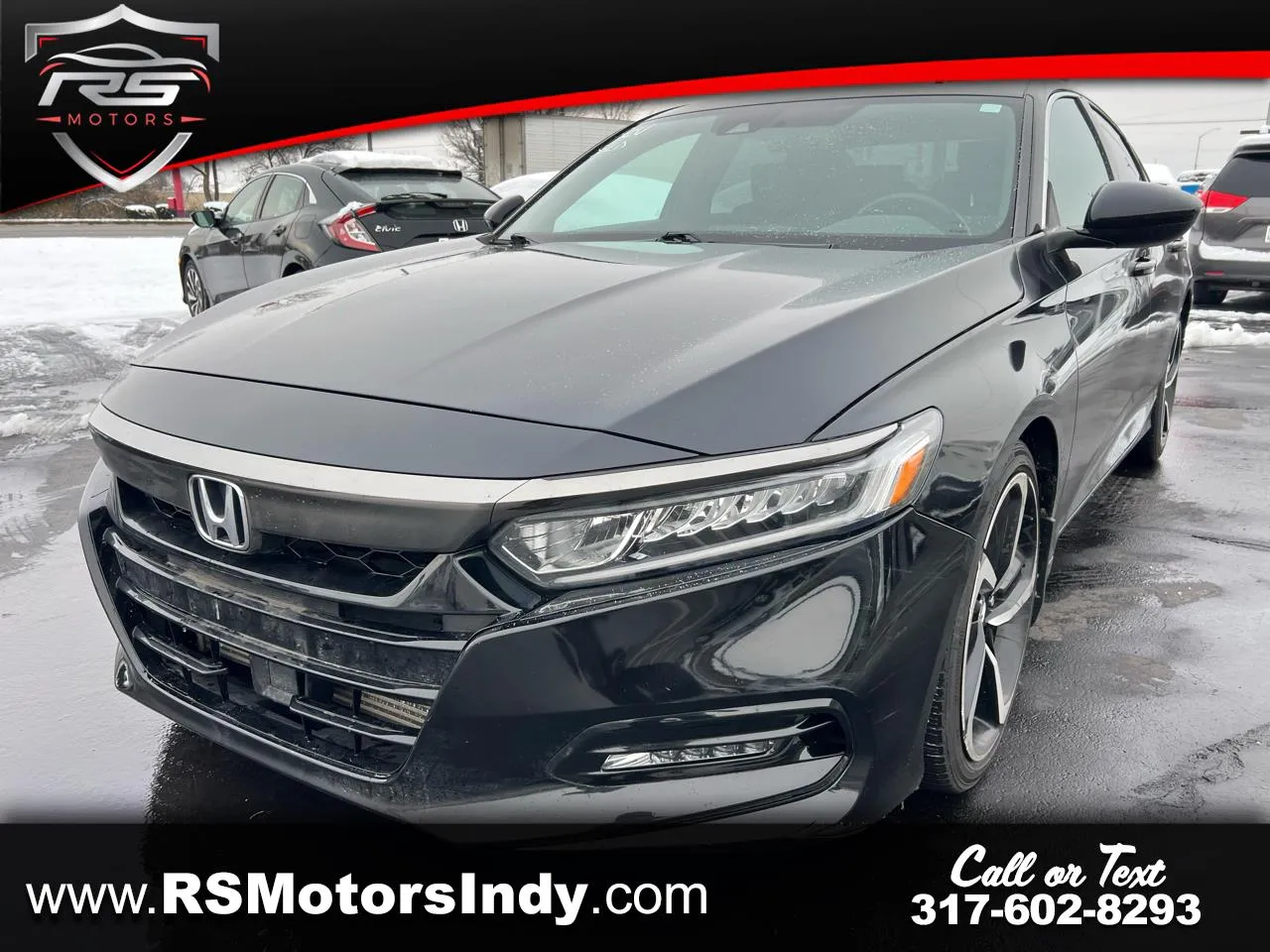 Black 2018 Honda Accord Sport for sale in Indianapolis, IN