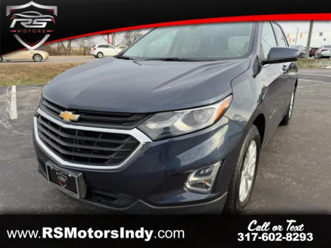Blue 2018 Chevrolet Equinox LT for sale in Indianapolis, IN