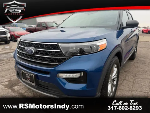 Blue 2020 Ford Explorer XLT for sale in Indianapolis, IN