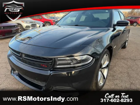 Black 2015 Dodge Charger R/T for sale in Indianapolis, IN