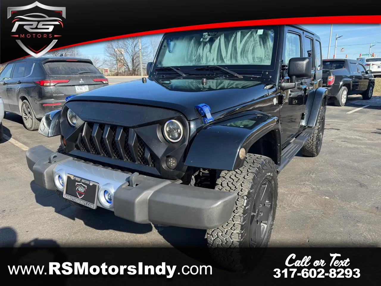 Black 2011 Jeep Wrangler Unlimited Sahara for sale in Indianapolis, IN