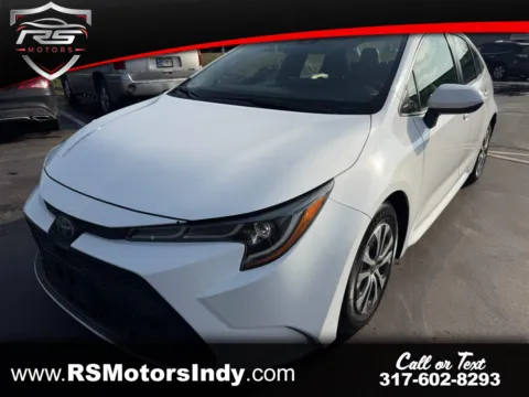 White 2022 Toyota Corolla Hybrid LE for sale in Indianapolis, IN