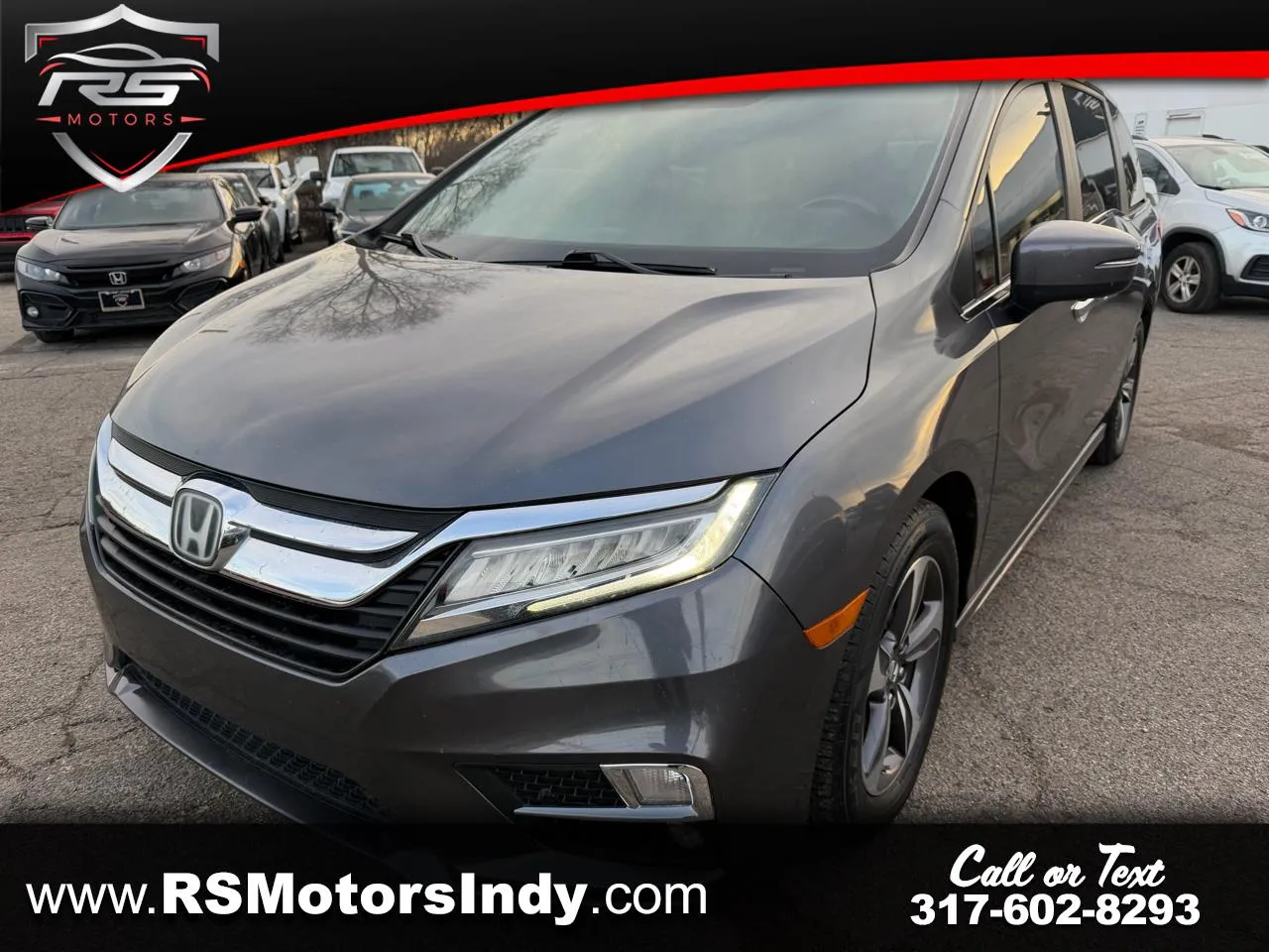 Beige 2019 Honda Odyssey Touring for sale in Indianapolis, IN