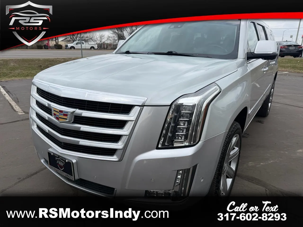 Silver 2019 Cadillac Escalade ESV Premium 4WD for sale in Indianapolis, IN