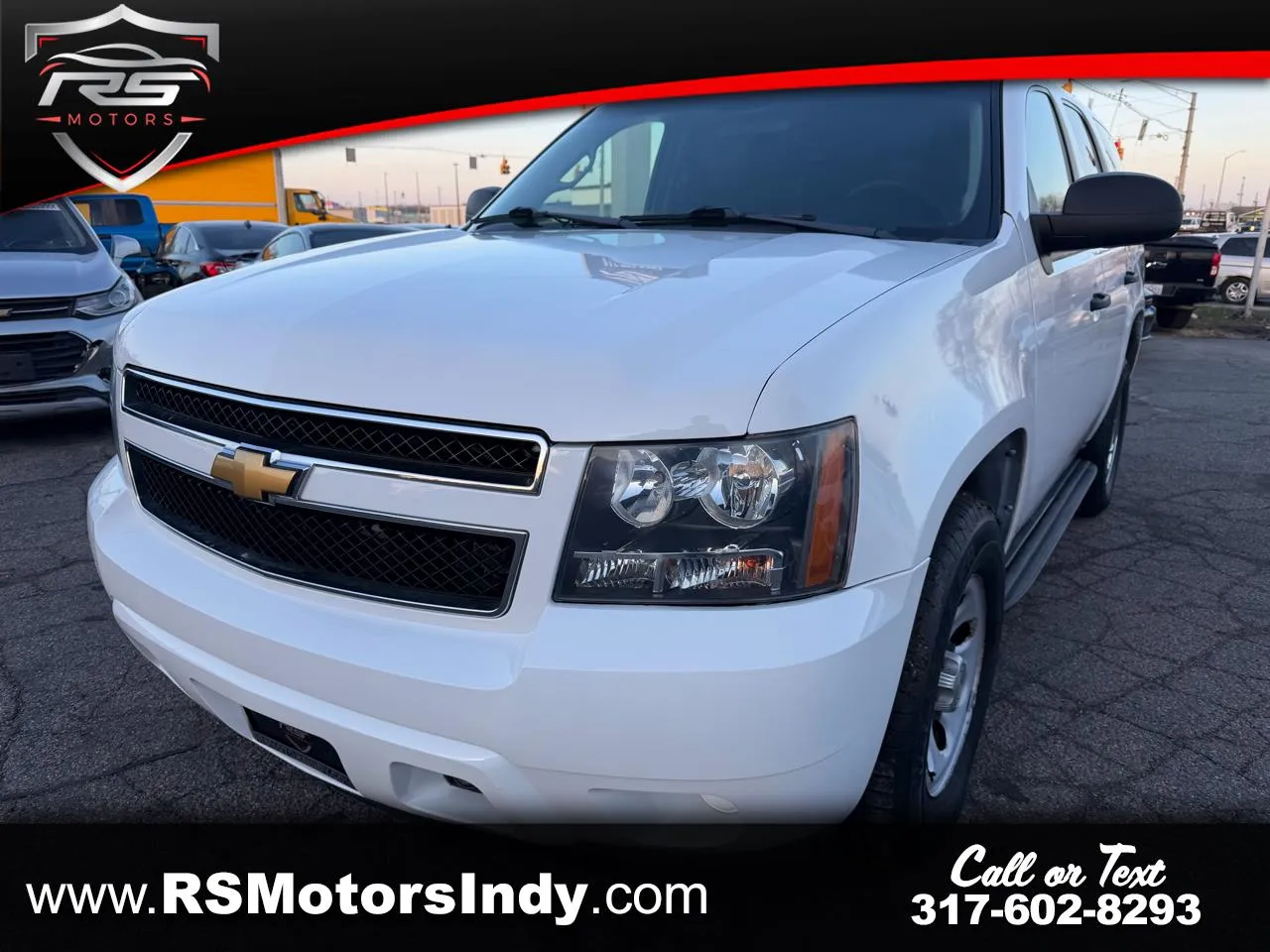 White 2012 Chevrolet Tahoe Police for sale in Indianapolis, IN