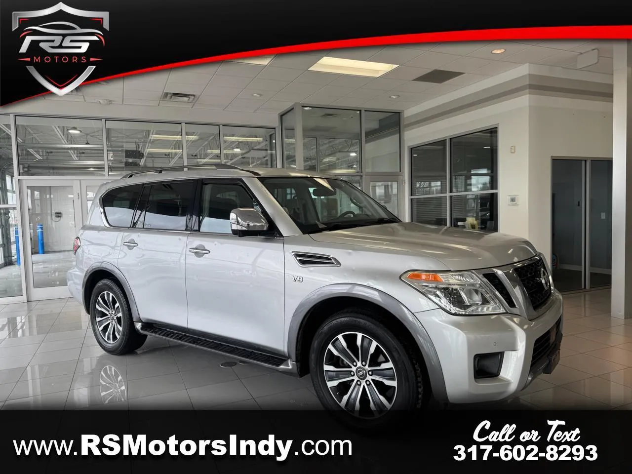 Silver 2019 Nissan Armada SL 2WD for sale in Indianapolis, IN