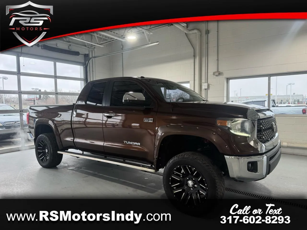 Brown 2017 Toyota Tundra SR5 5.7L FFV V8 Double Cab 2WD for sale in Indianapolis, IN