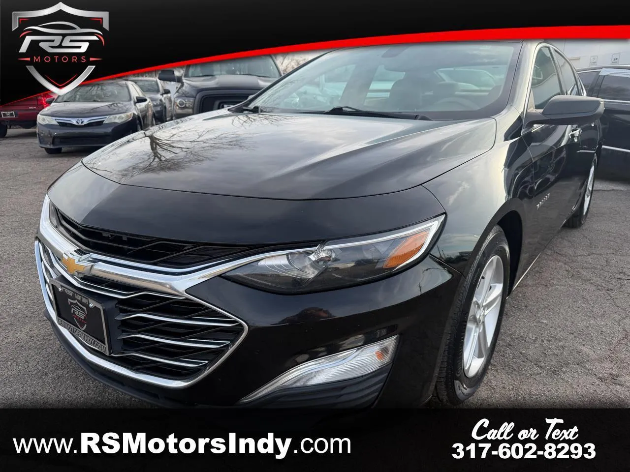 Black 2020 Chevrolet Malibu LS for sale in Indianapolis, IN