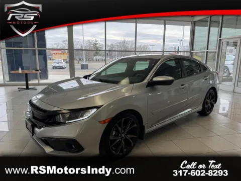 Silver 2020 Honda Civic Sport CVT for sale in Indianapolis, IN