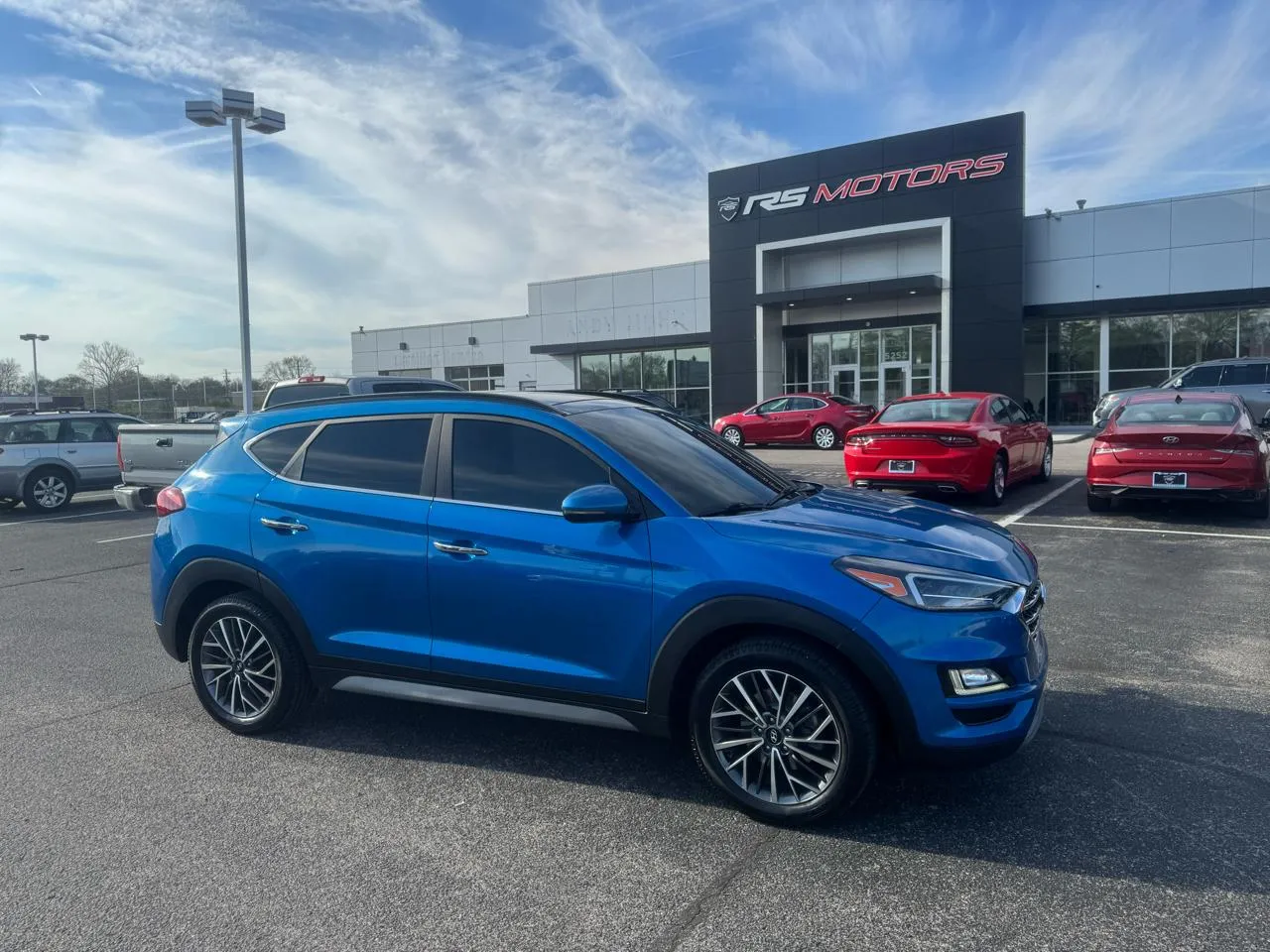 Blue 2021 Hyundai Tucson Ultimate AWD for sale in Indianapolis, IN