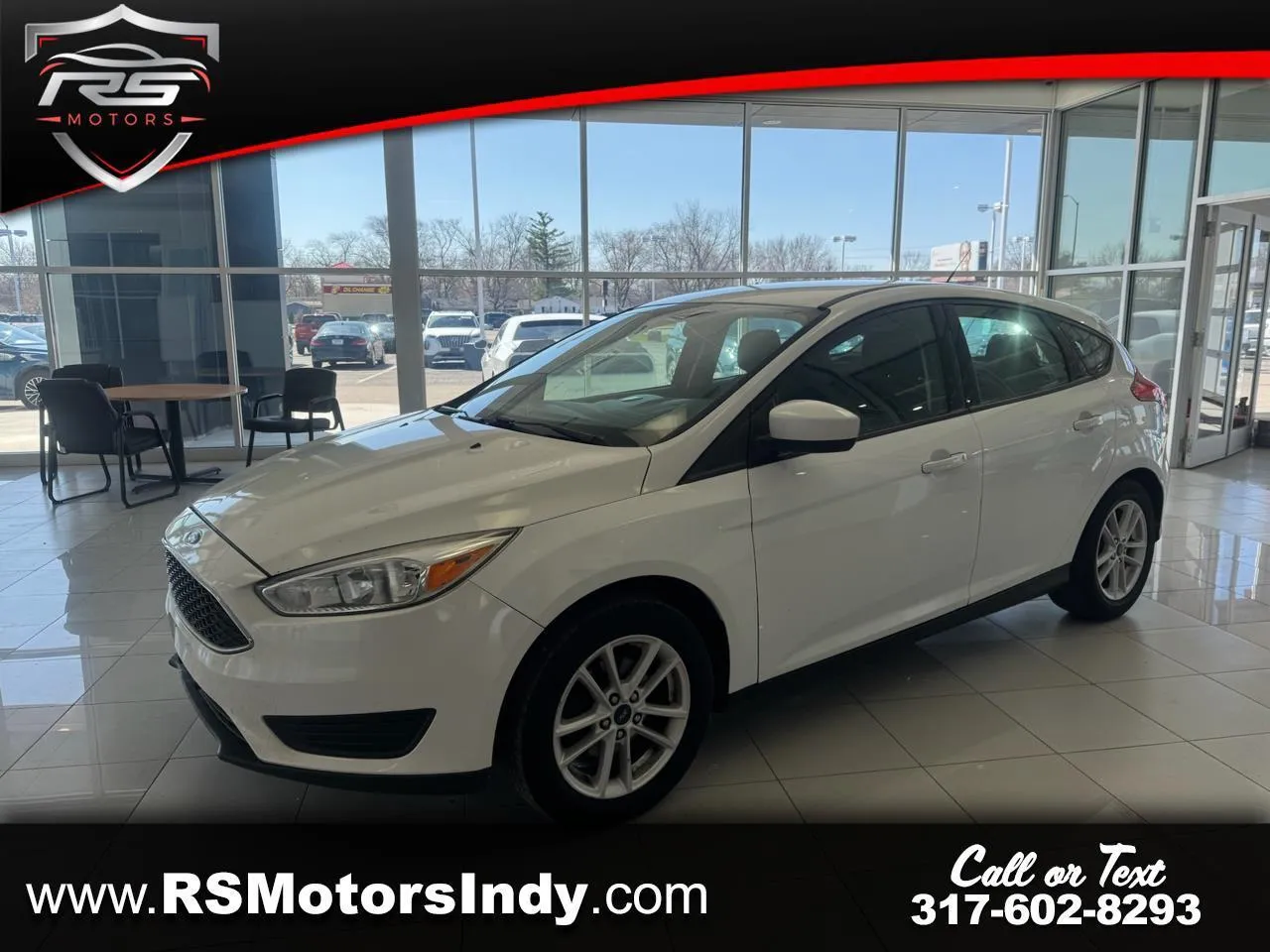White 2018 Ford Focus SE Hatch for sale in Indianapolis, IN