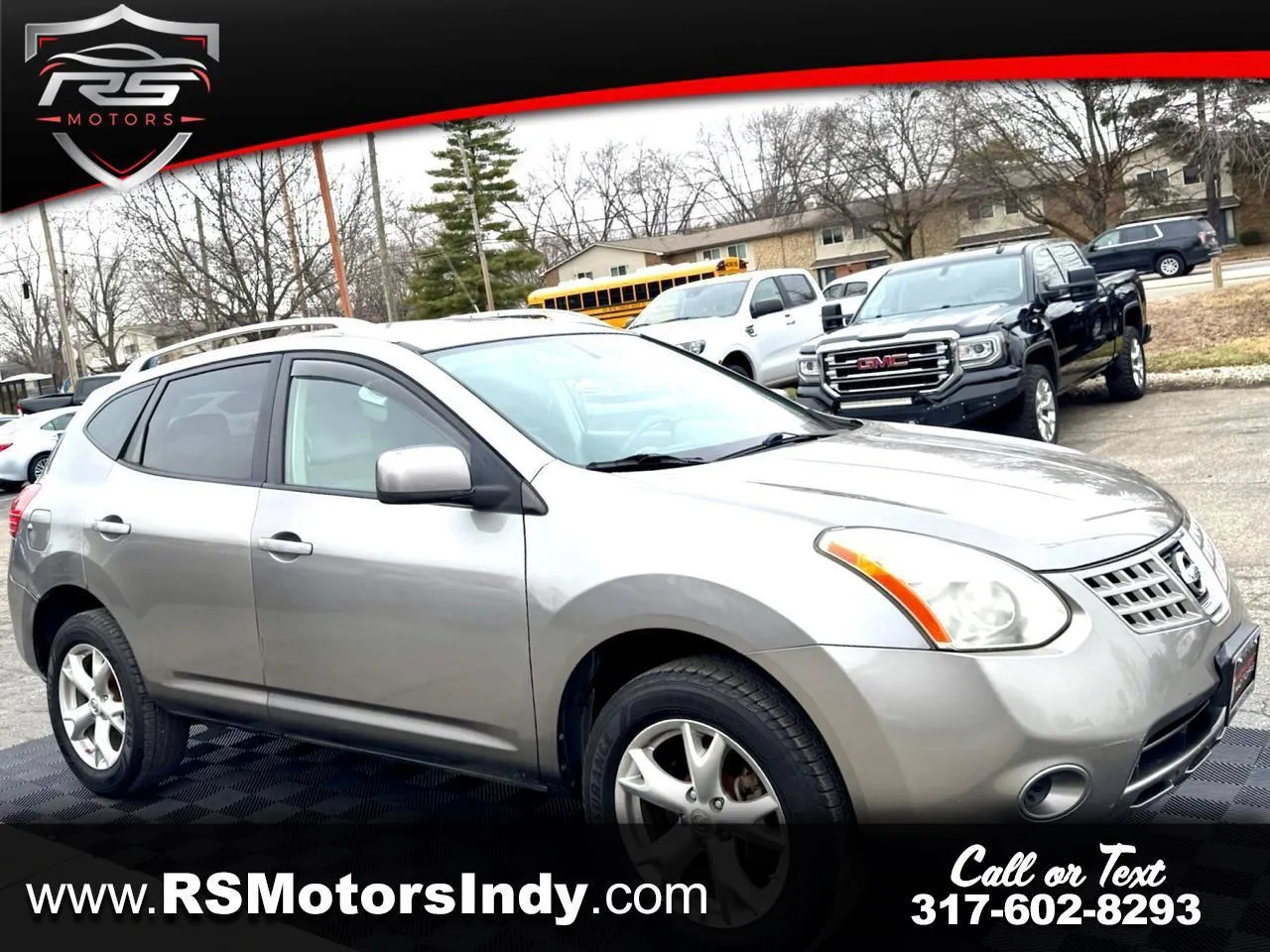 Gray 2009 Nissan Rogue SL AWD for sale in Indianapolis, IN