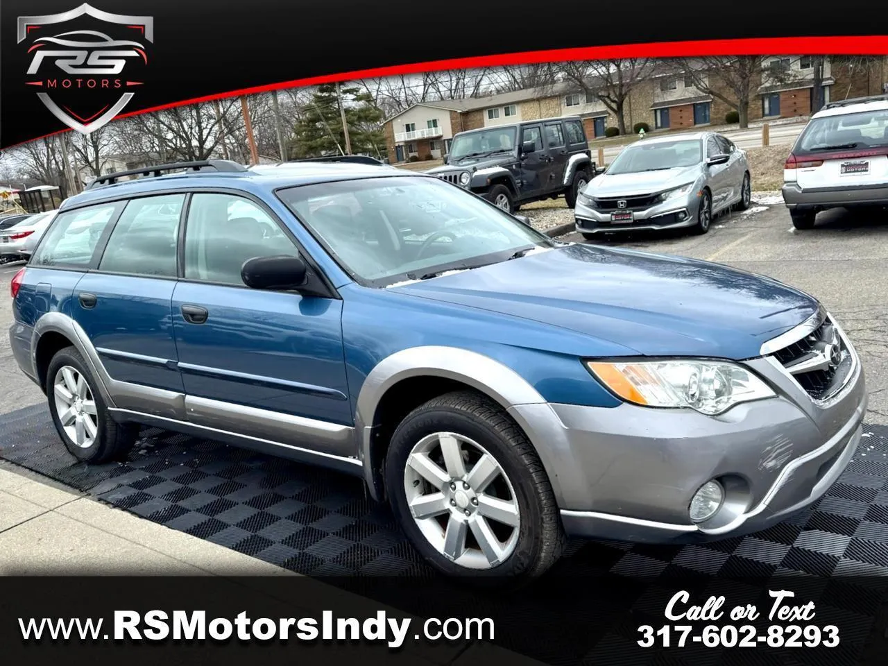 Blue 2009 Subaru Outback 2.5i for sale in Indianapolis, IN