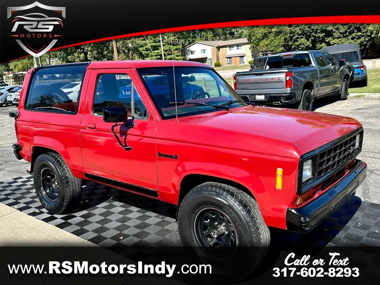 Red 1985 Ford Bronco II for sale in Indianapolis, IN