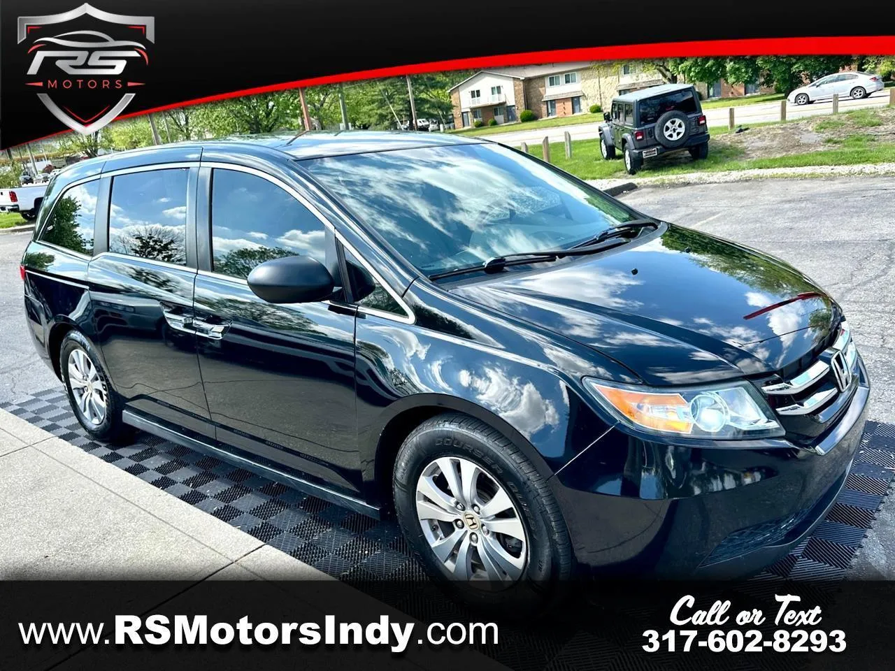 Black 2017 Honda Odyssey EX for sale in Indianapolis, IN