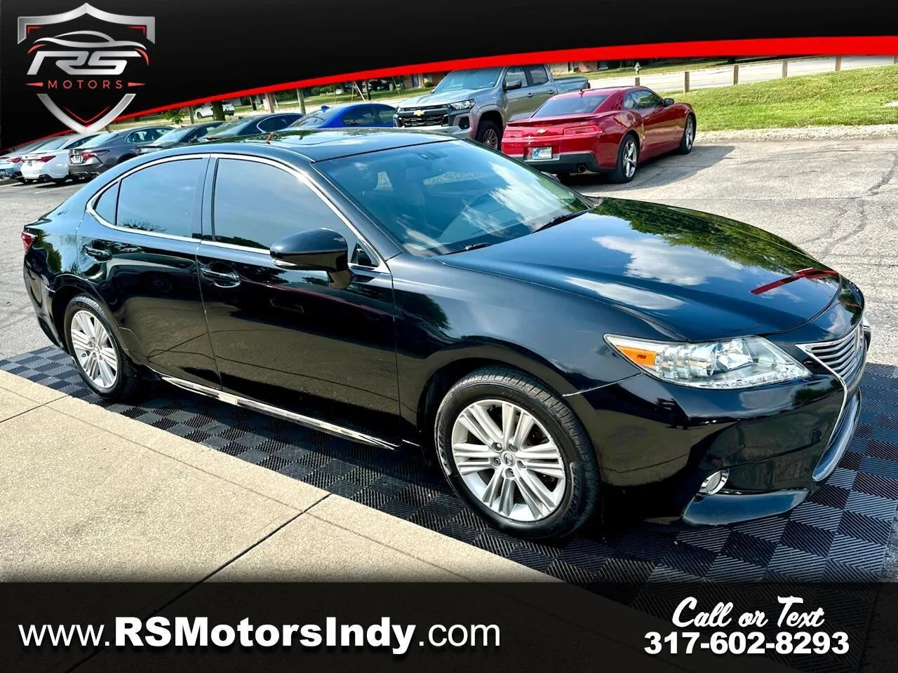 Black 2015 Lexus ES 350 Sedan for sale in Indianapolis, IN