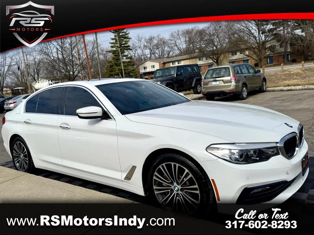 White 2017 BMW 5-Series 530i for sale in Indianapolis, IN