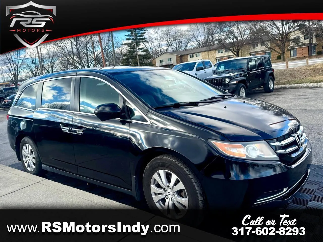 Black 2016 Honda Odyssey EX-L for sale in Indianapolis, IN