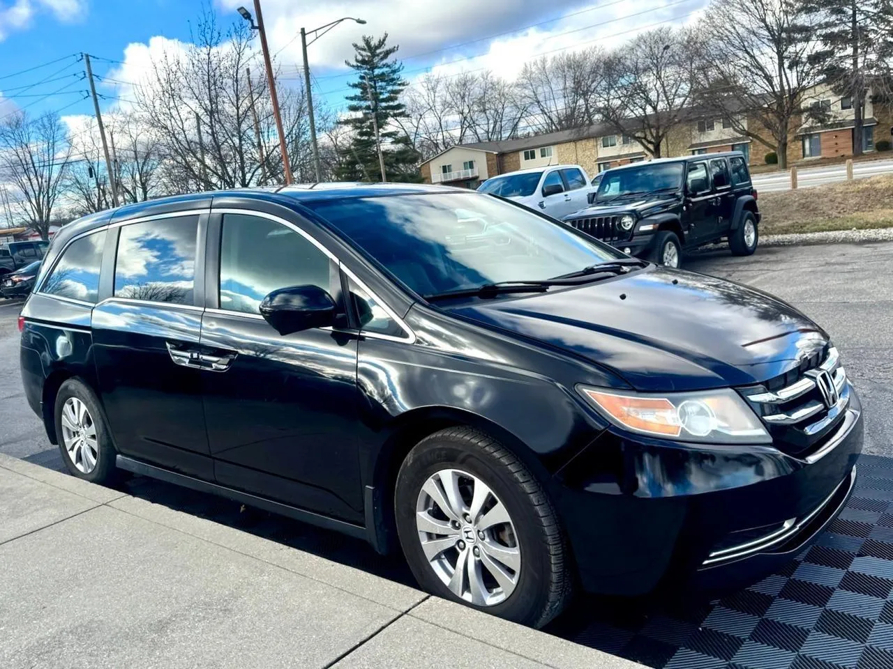 Black 2016 Honda Odyssey EX-L for sale in Indianapolis, IN