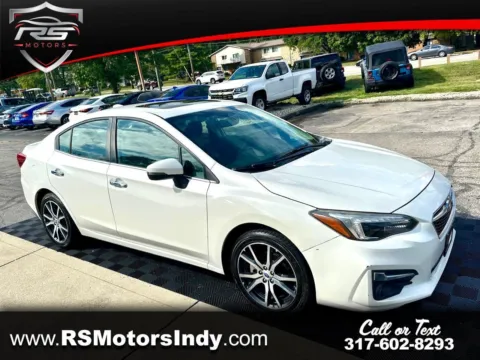 White 2017 Subaru Impreza 2.0i Limited CVT 4-Door for sale in Indianapolis, IN