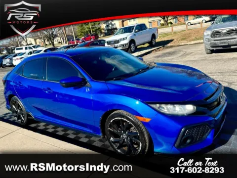 Blue 2018 Honda Civic Sport CVT for sale in Indianapolis, IN