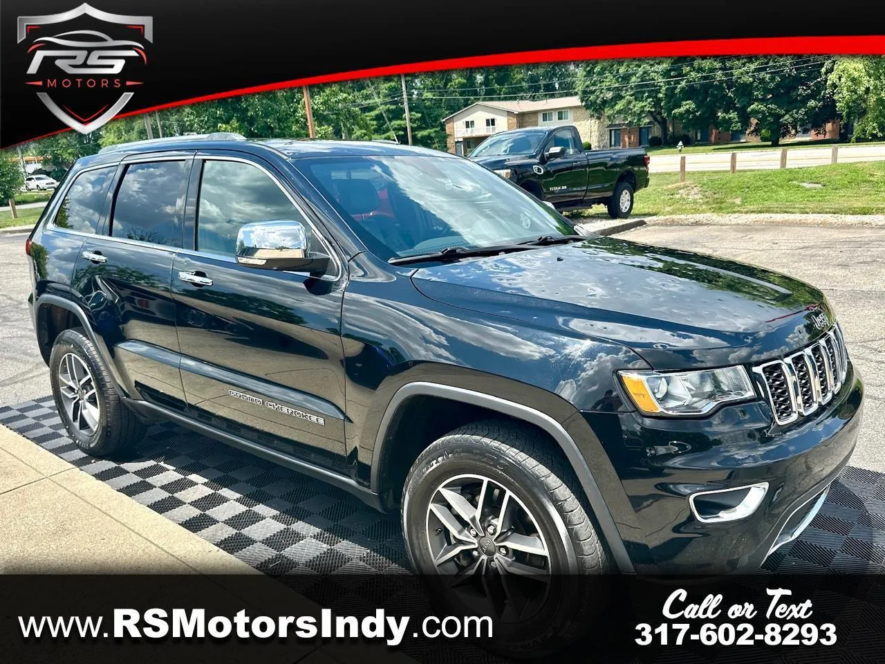 Black 2021 Jeep Grand Cherokee Limited 4WD for sale in Indianapolis, IN