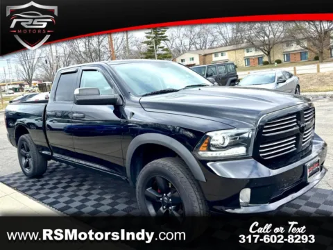 Black 2014 RAM 1500 Tradesman Quad Cab 4WD for sale in Indianapolis, IN