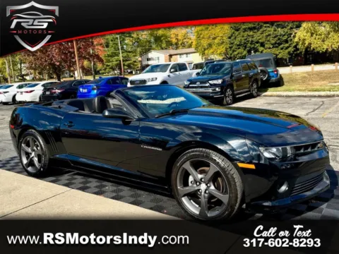 Black 2014 Chevrolet Camaro Convertible 2LT for sale in Indianapolis, IN
