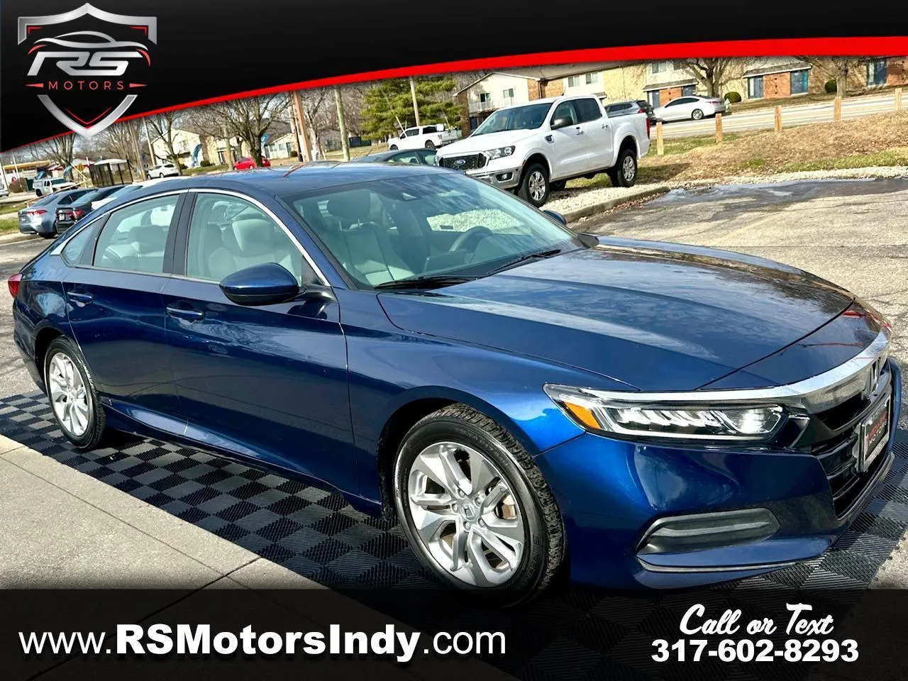 Blue 2019 Honda Accord LX CVT for sale in Indianapolis, IN