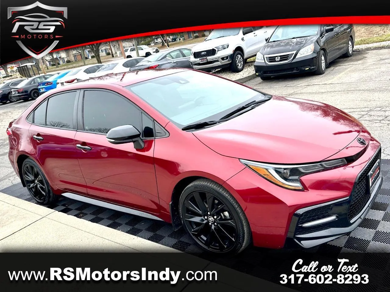 Red 2022 Toyota Corolla SE for sale in Indianapolis, IN