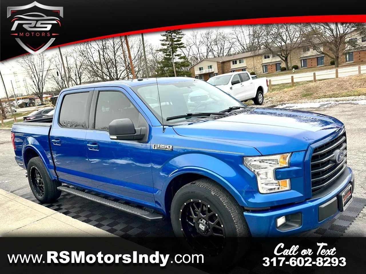 Blue 2017 Ford F-150 XLT SuperCrew 5.5-ft. Bed 2WD for sale in Indianapolis, IN