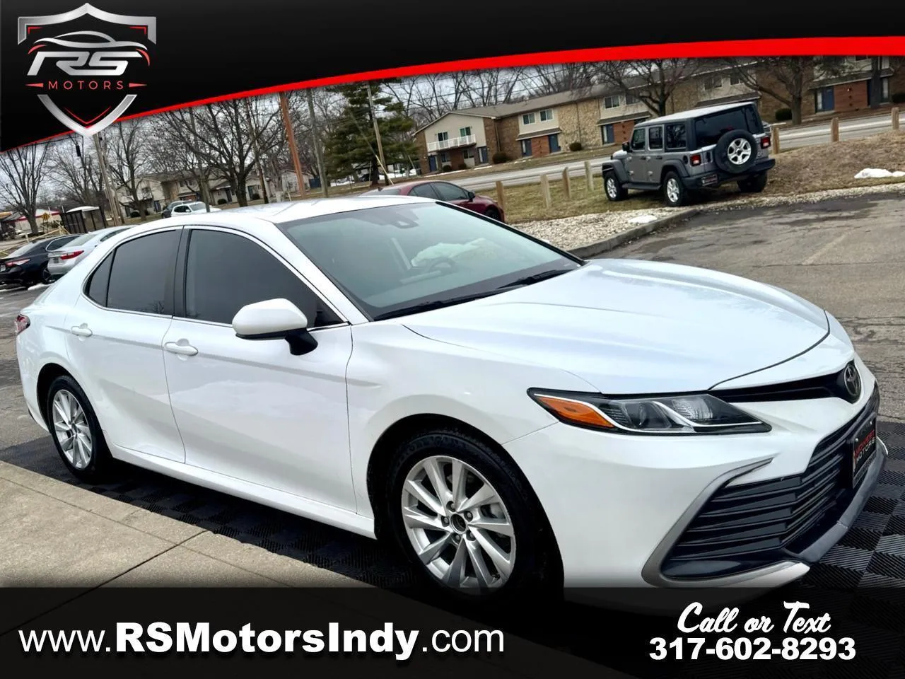 White 2021 Toyota Camry LE for sale in Indianapolis, IN