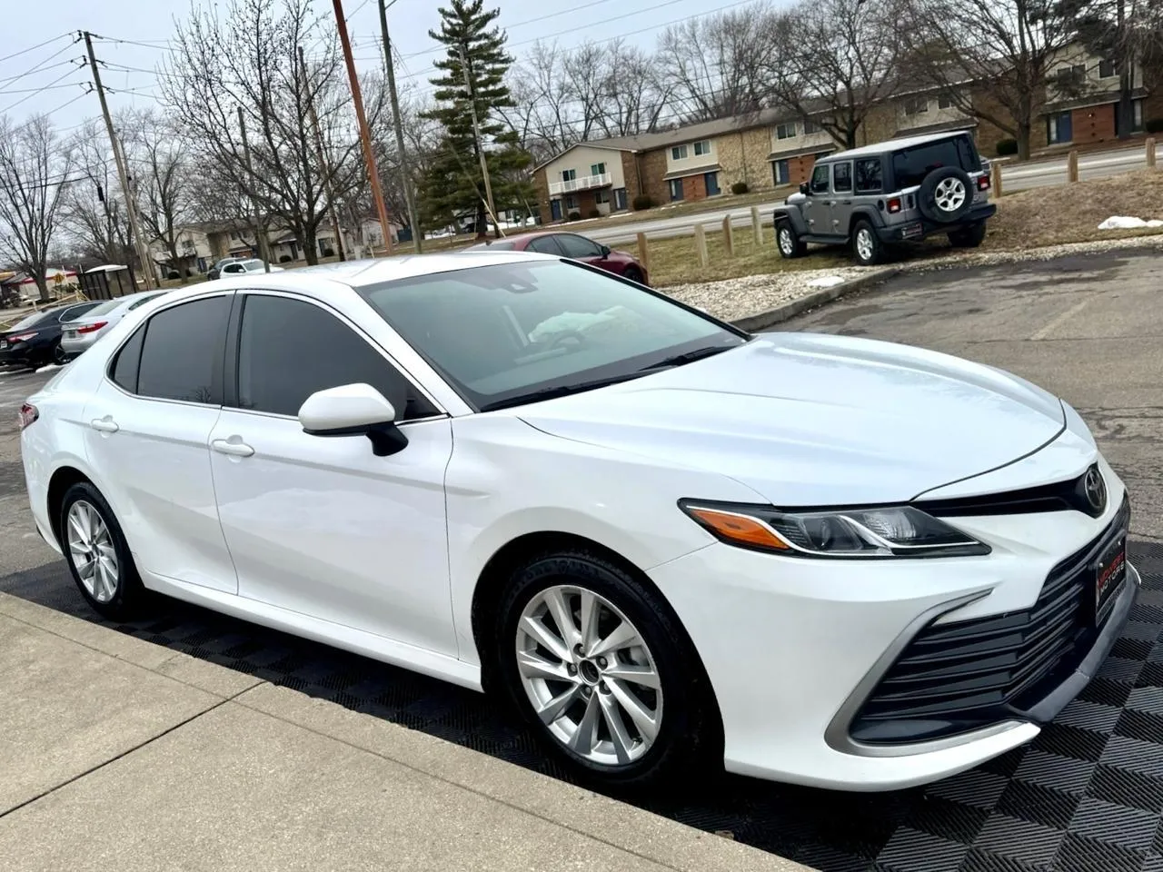 White 2021 Toyota Camry LE for sale in Indianapolis, IN
