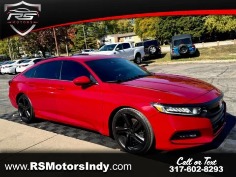 Red 2018 Honda Accord Sport CVT for sale in Indianapolis, IN