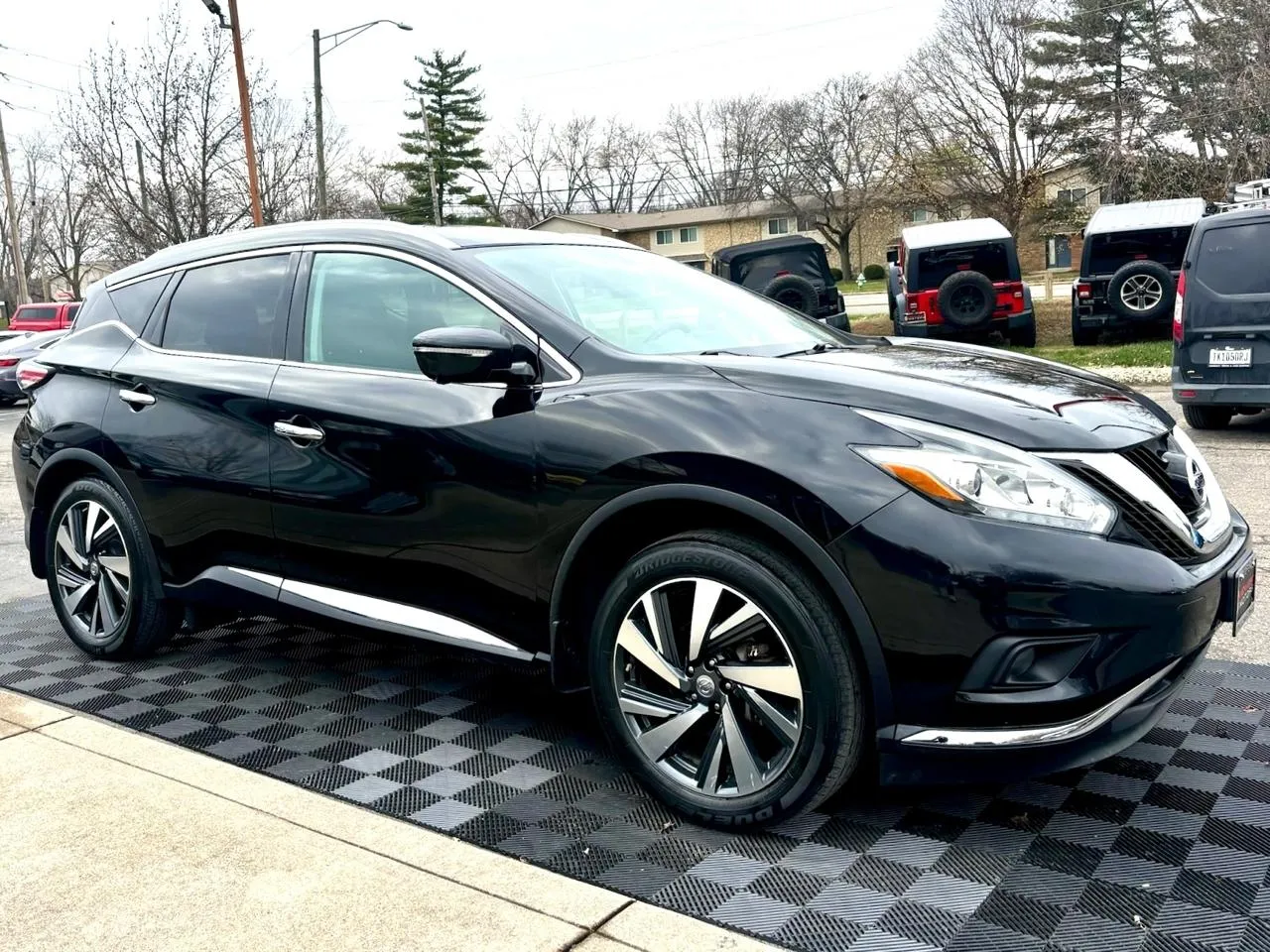 Black 2015 Nissan Murano Platinum AWD for sale in Indianapolis, IN