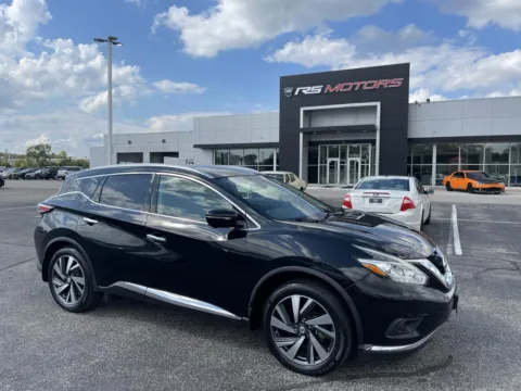 Black 2015 Nissan Murano Platinum AWD for sale in Indianapolis, IN
