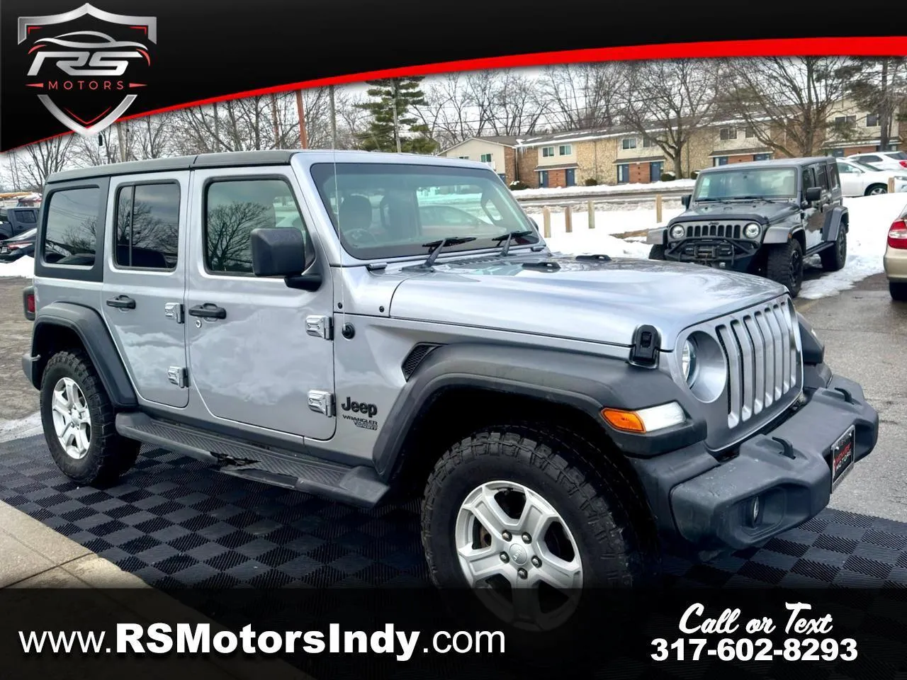 Silver 2021 Jeep Wrangler Sport RHD for sale in Indianapolis, IN
