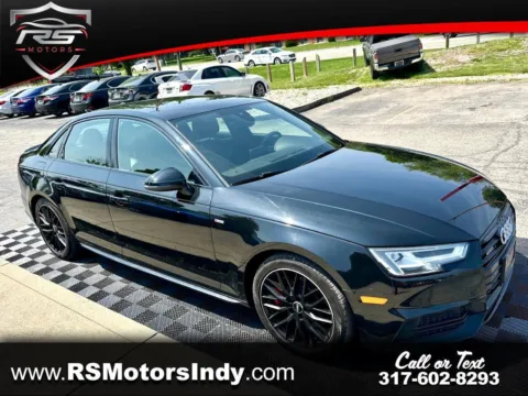 Black 2018 Audi A4 2.0 TFSI Premium Plus quattro 6M for sale in Indianapolis, IN