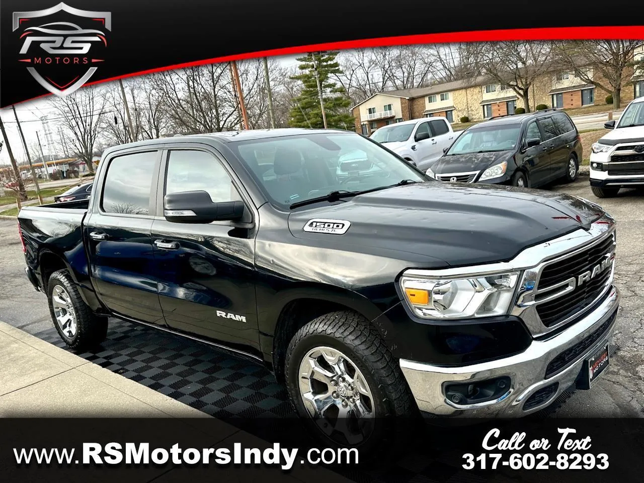 Black 2020 RAM 1500 Lone Star Crew Cab SB 2WD for sale in Indianapolis, IN