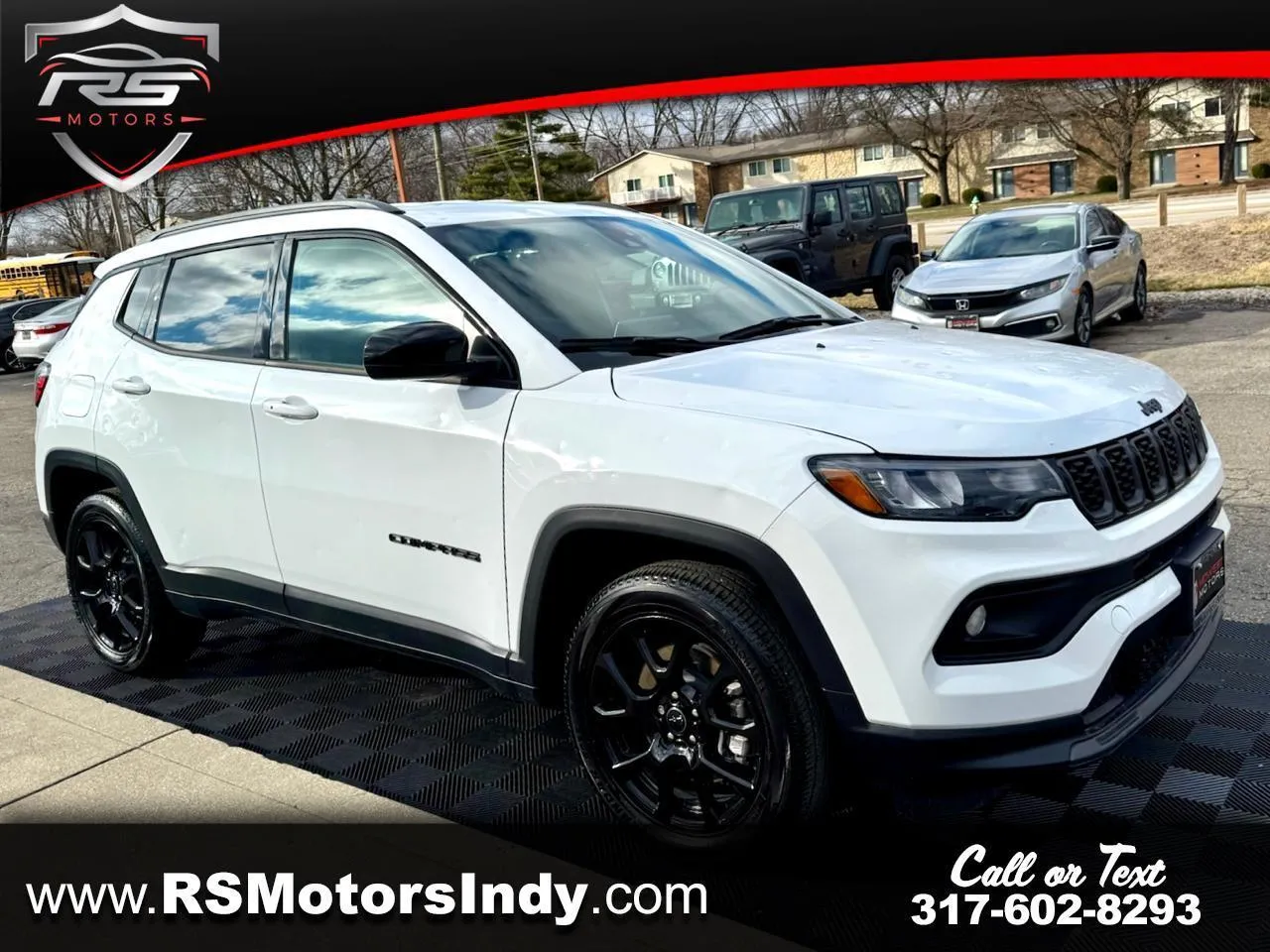 White 2025 Jeep Compass Latitude for sale in Indianapolis, IN