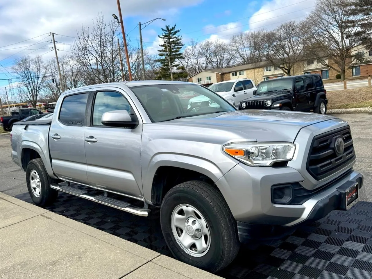 Silver 2019 Toyota Tacoma SR5 Double Cab Long Bed I4 6AT 2WD for sale in Indianapolis, IN