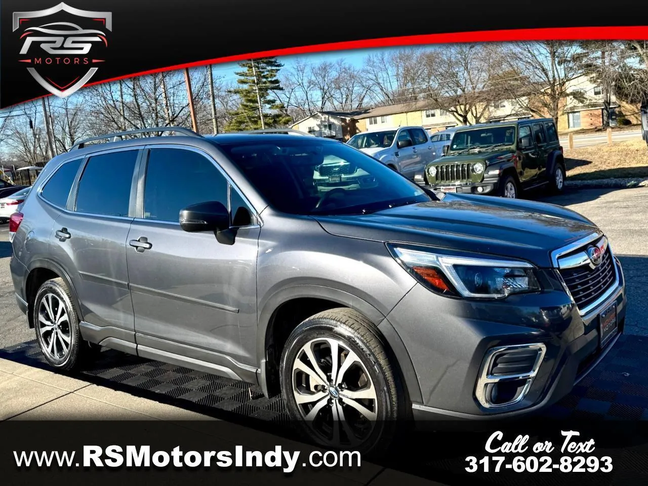 Gray 2021 Subaru Forester Limited for sale in Indianapolis, IN